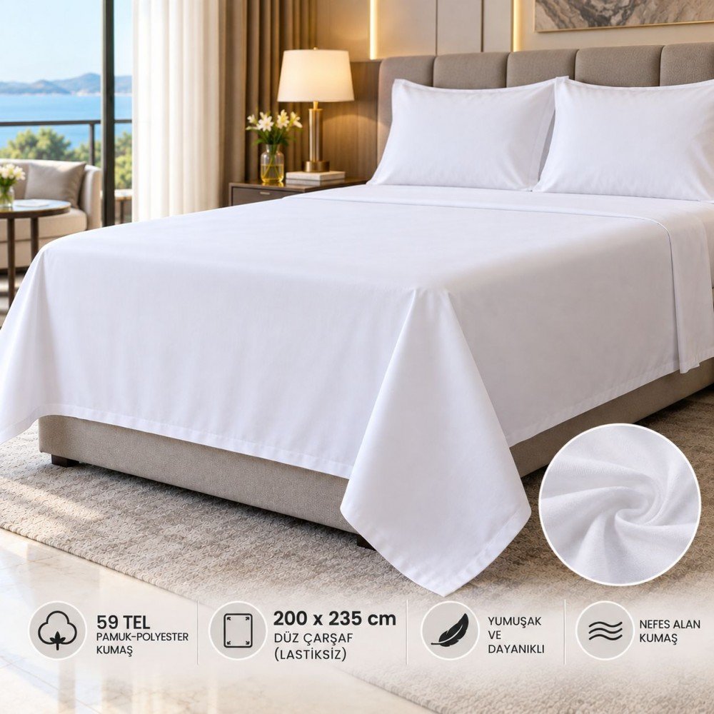 59 Tel Otel Çarşafı