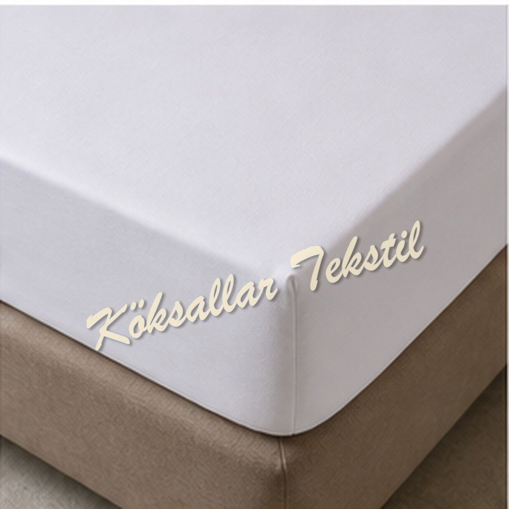 Çift kişilik Otel çarşafı 240x240cm 59 tel pamuk polyester akfil kumaş