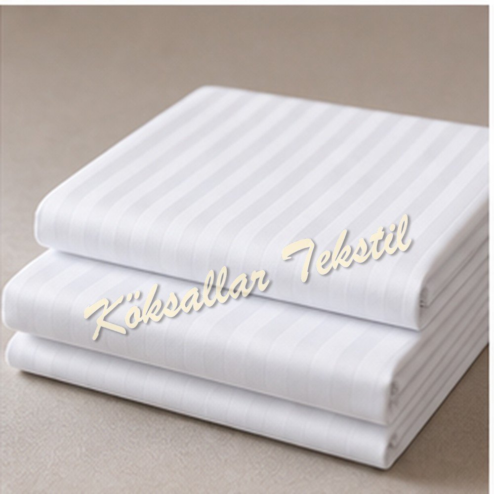 Ekonomik otel çarşafı 200x240cm tek kişilik pamuk polyester
