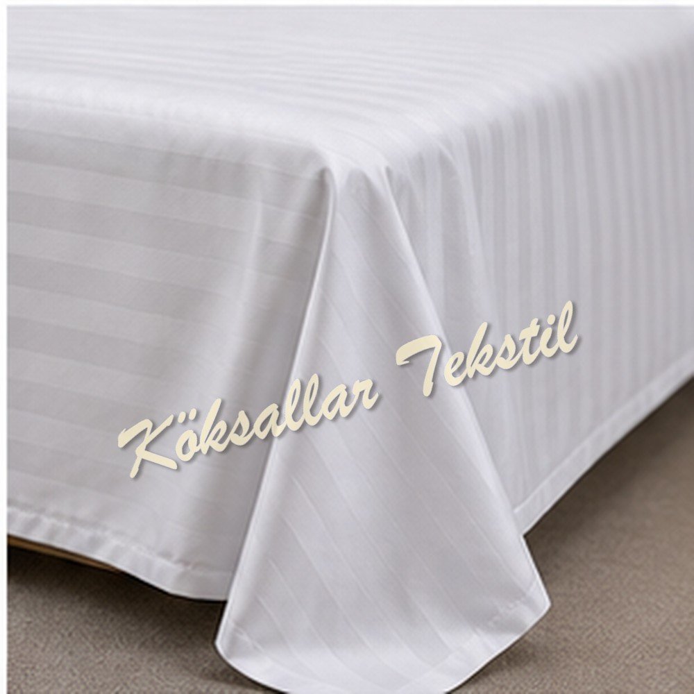 Ekonomik otel çarşafı 200x280cm çift kişilik pamuk polyester