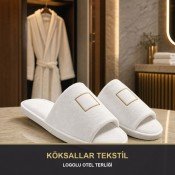 Logolu Otel Terliği