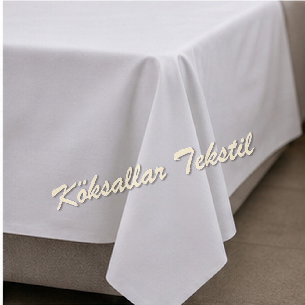 Lüks Otel çarşafı Çift kişilik 240x280cm 59 tel pamuk polyester kumaş