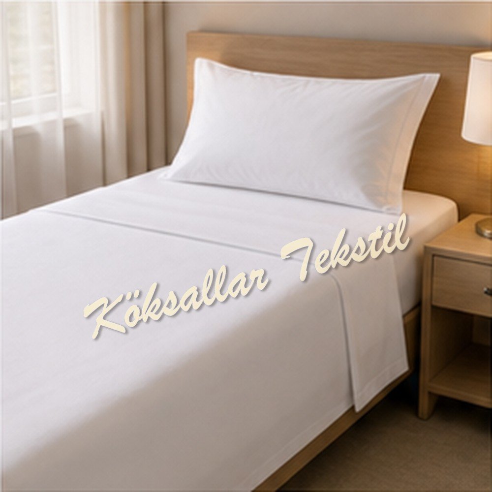 Otel çarşafı Çift kişilik 280x280cm 63 tel akfil kumaş