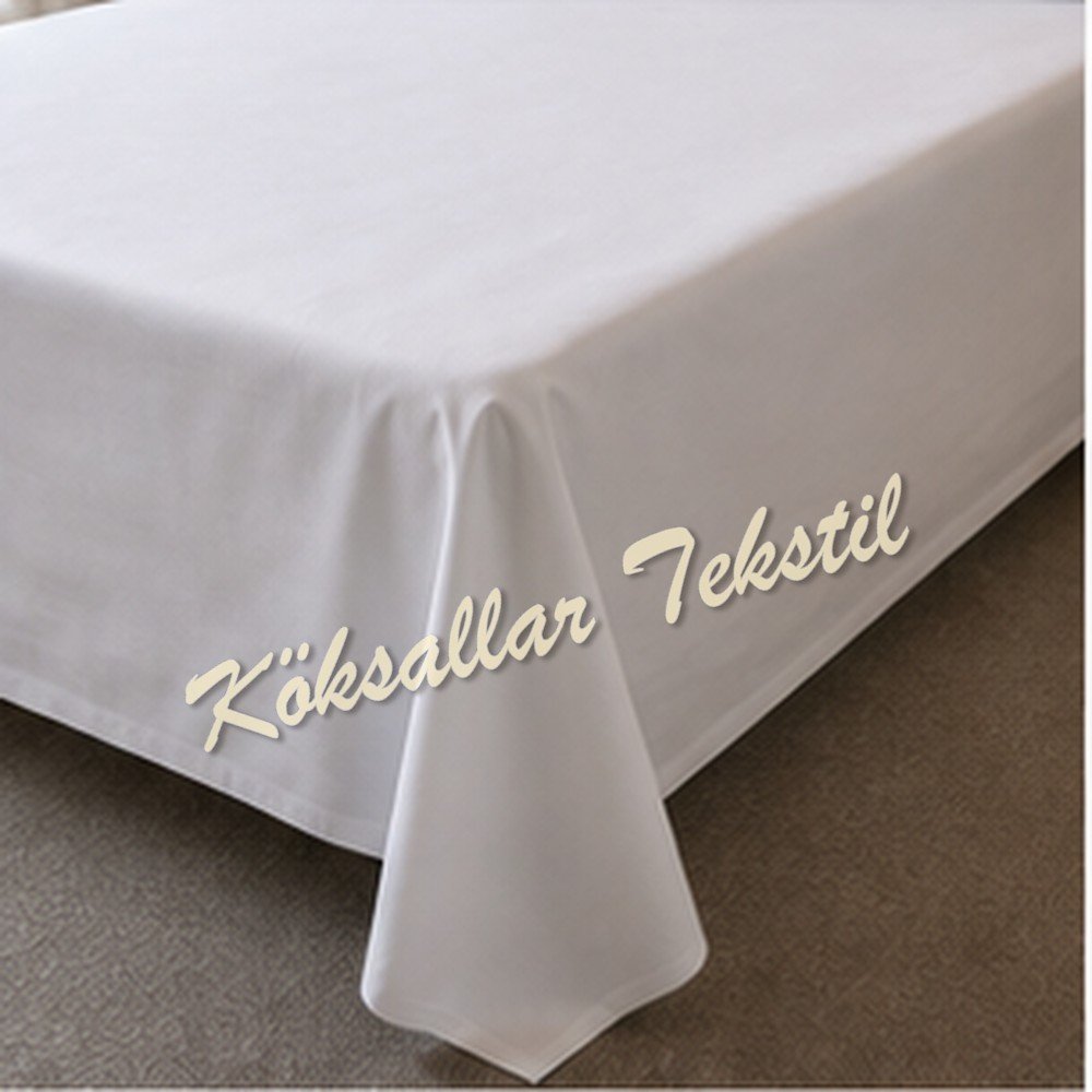 Otel çarşafı Tek kişilik 200x280cm 59 pamuk polyester tel akfil kumaş