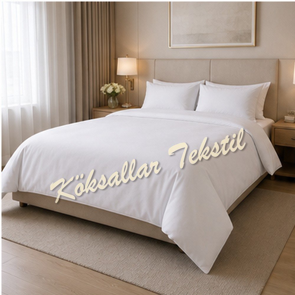 Otel nevresim takımı çift kişilik 63 tel