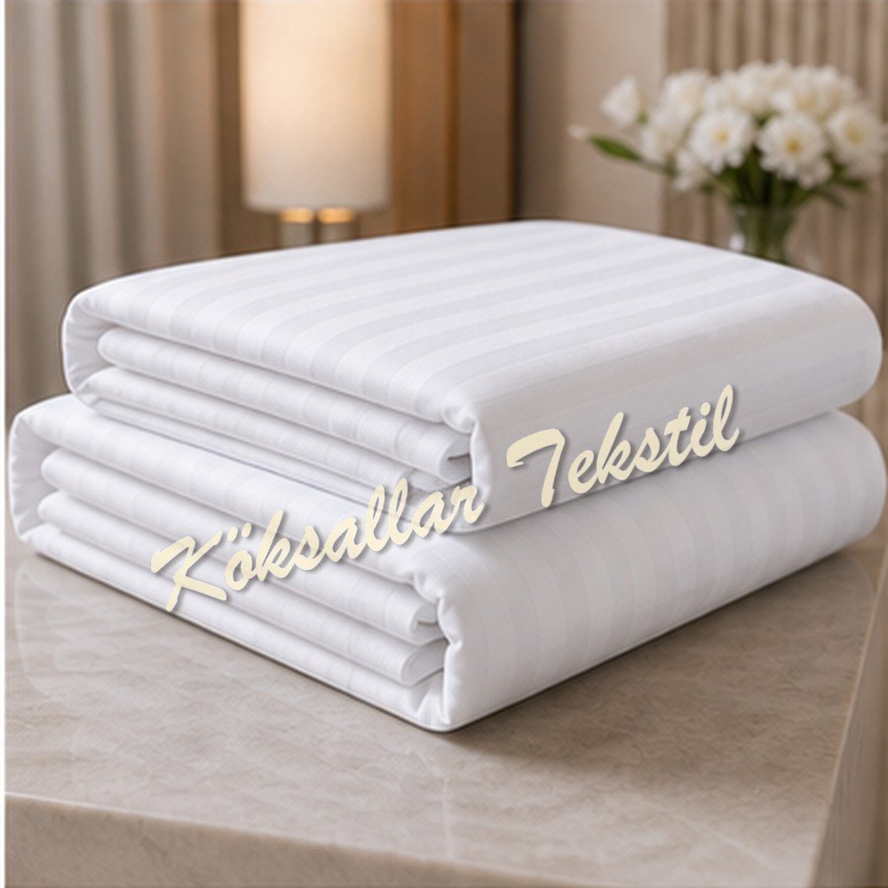Toptan Otel Nevresimi %100 pamuk 83 tel Tek Kişilik
