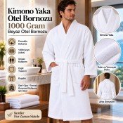 Kimono Yaka Otel Bornozu